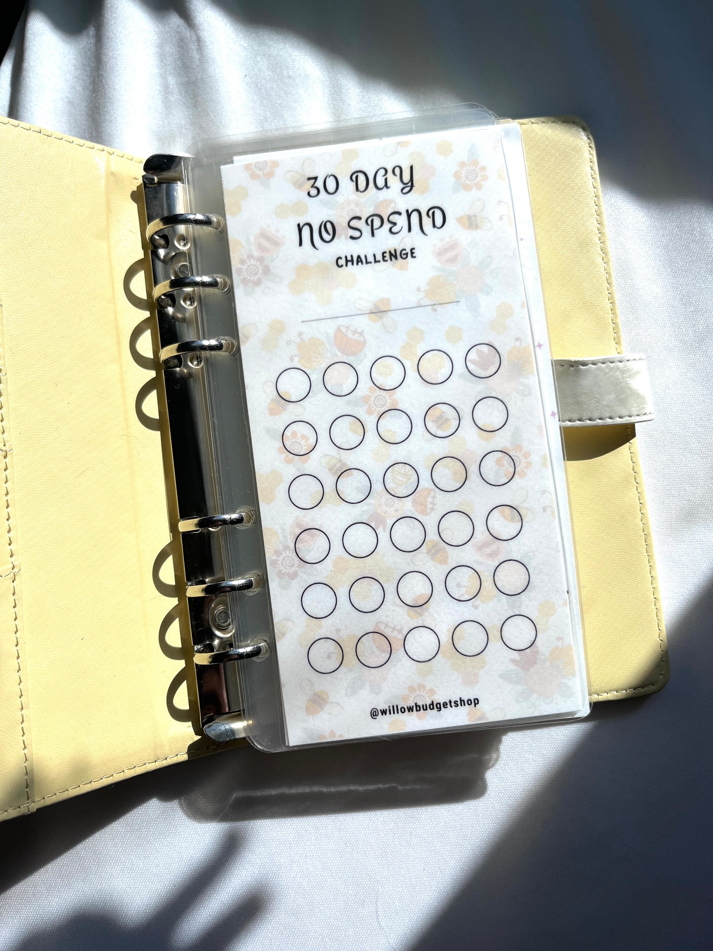 30-Day No Spend Tracker