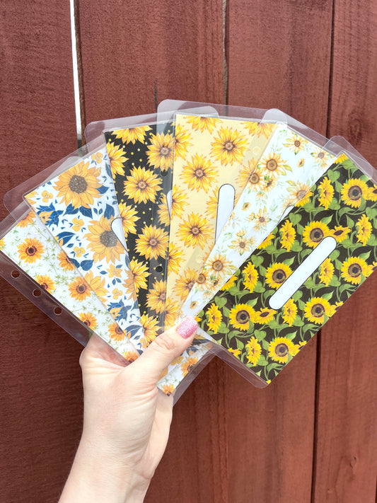 Sunflower Cash Envelopes