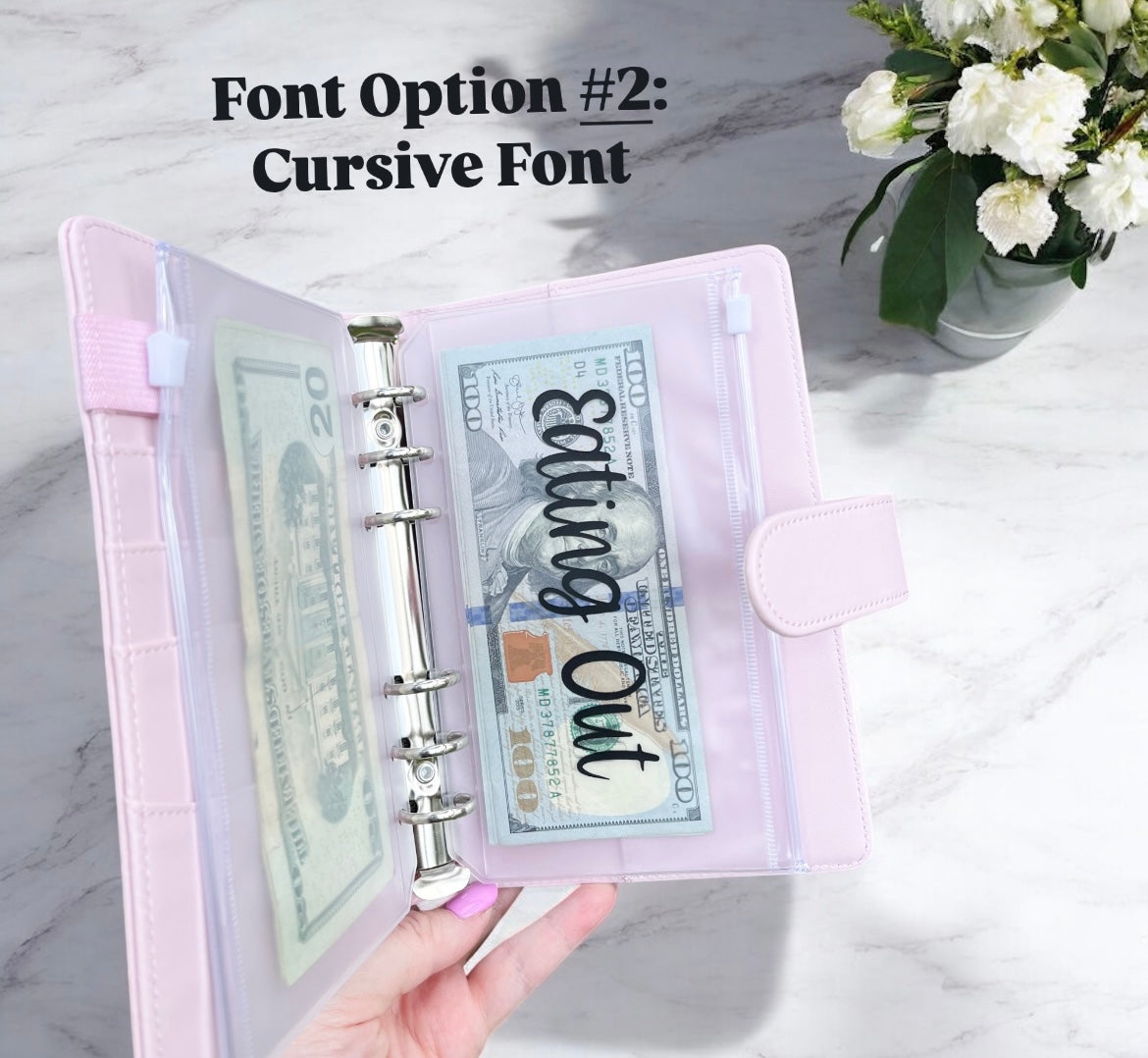 "Sweet Cherries" Cash Binder