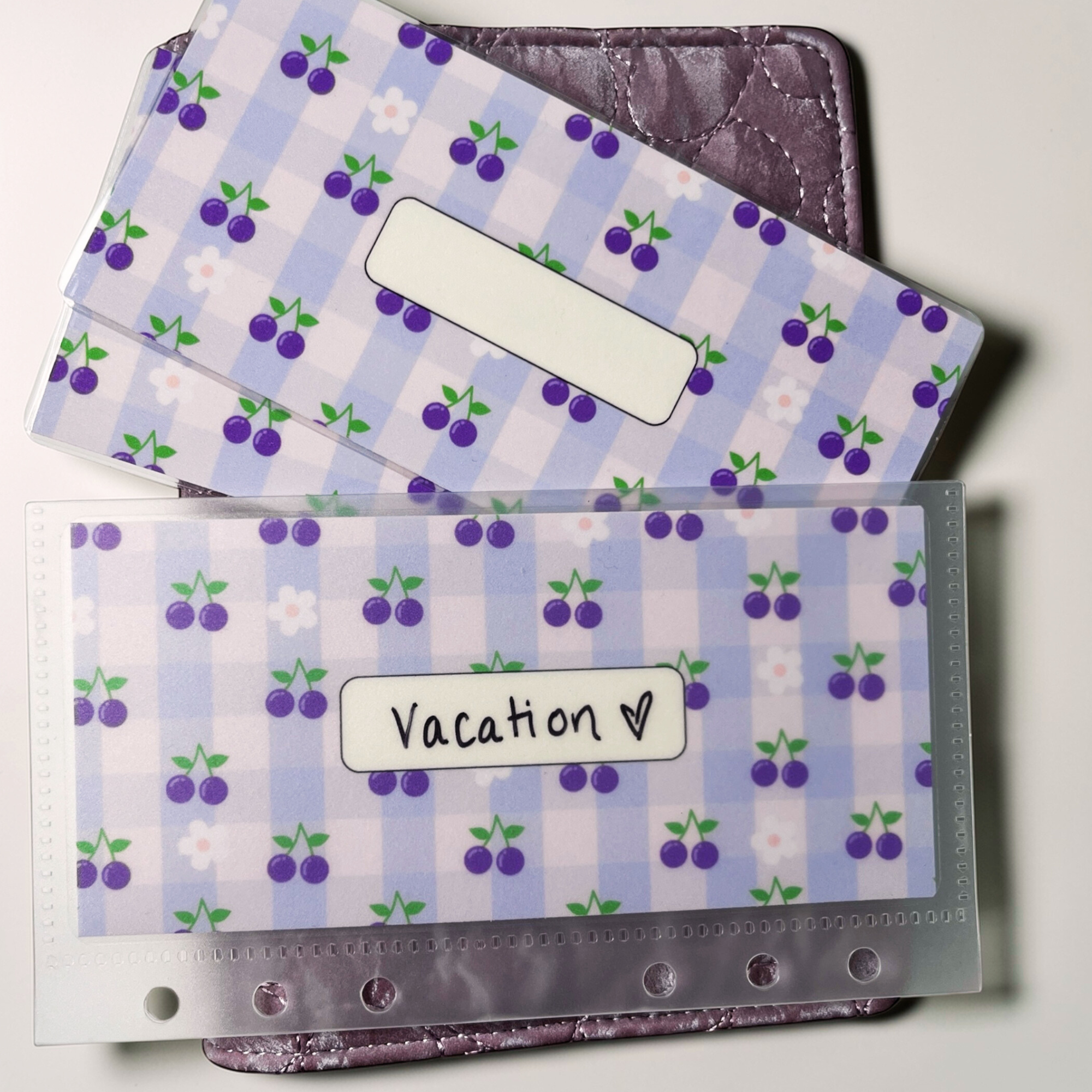 Cherry Dreams Cash Envelopes