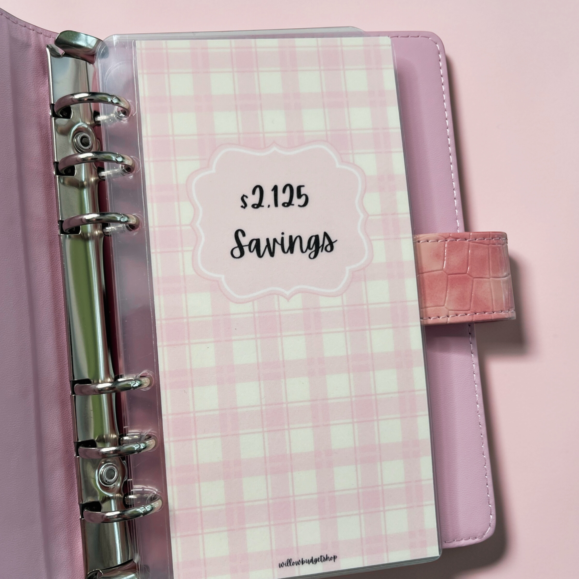 Pretty in Plaid $2,125 Denominations Savings