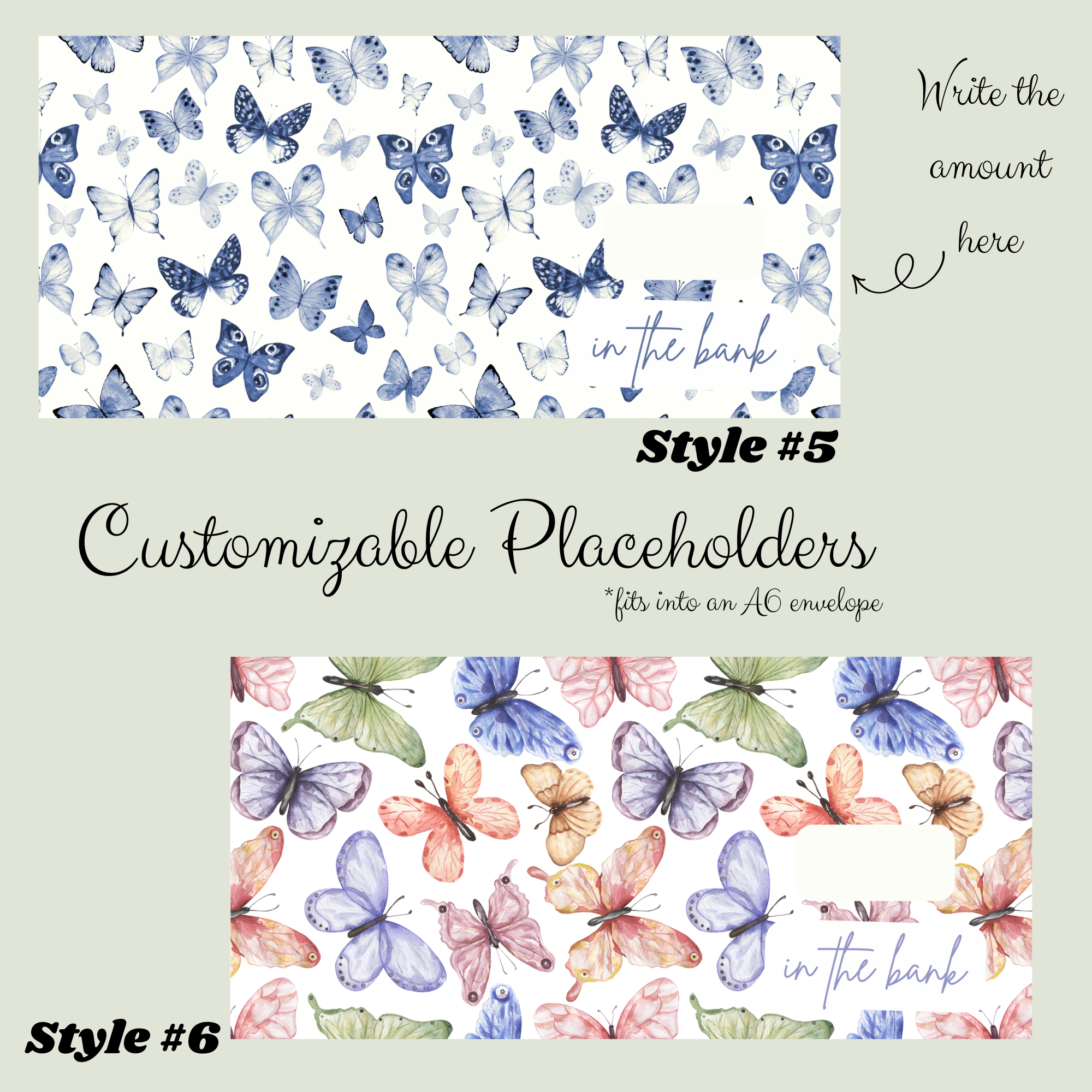 "In the Bank" Placeholders (Customizable)