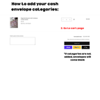 Magnolia Blossom Cash Envelopes (Customizable)