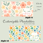 "In the Bank" Placeholders (Customizable)