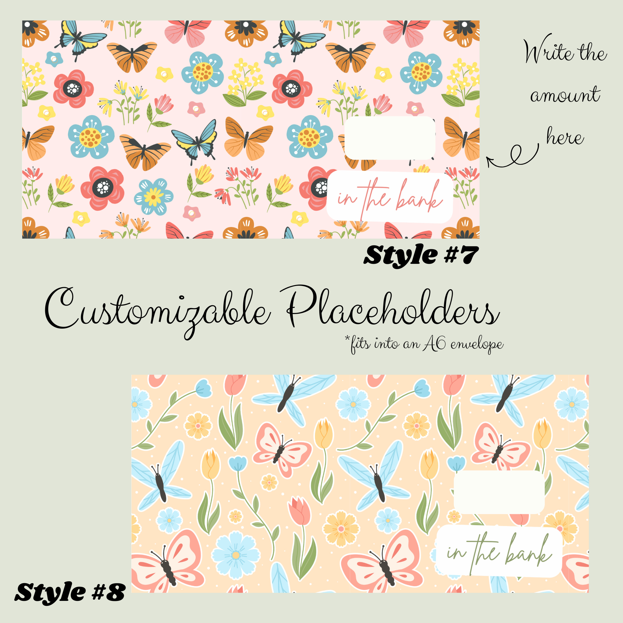 "In the Bank" Placeholders (Customizable)