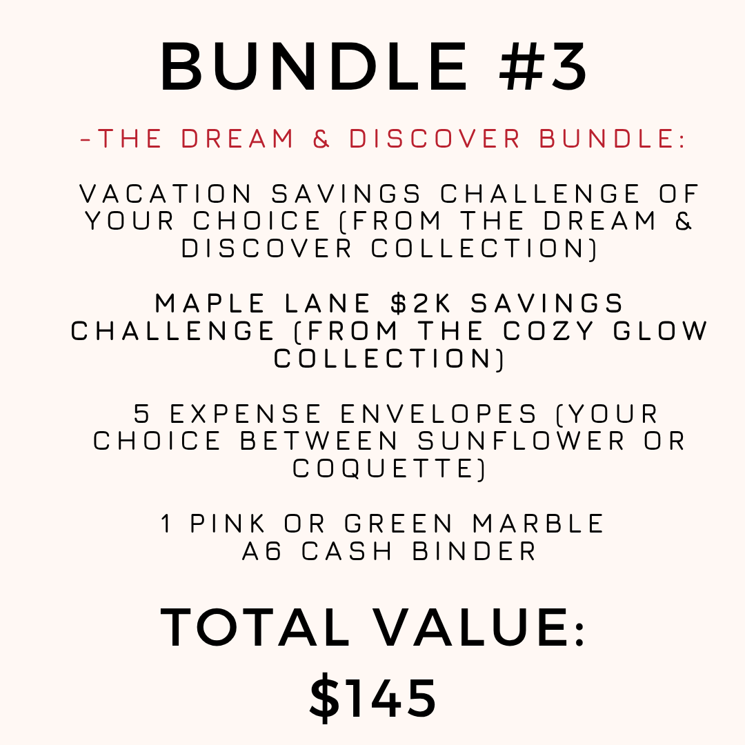 BUNDLE #3 (BLACK FRIDAY RAFFLE)