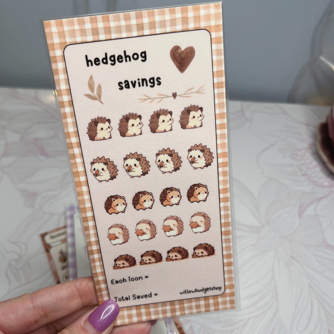 Fall Themed Savings Trackers