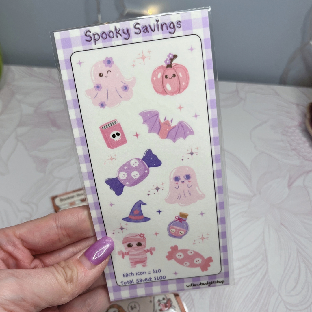 Fall Themed Savings Trackers