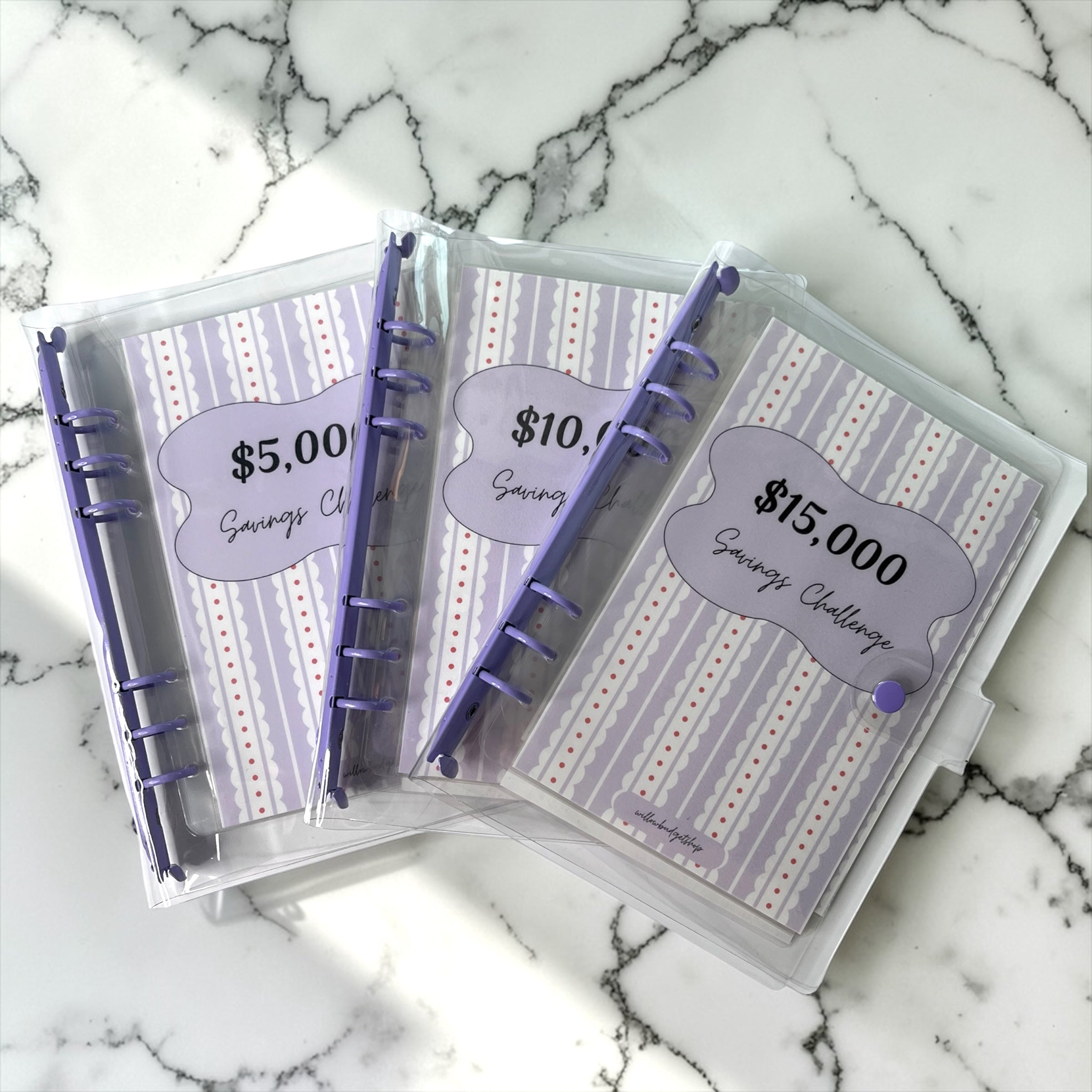 LavenderHearts A5 Savings Challenge