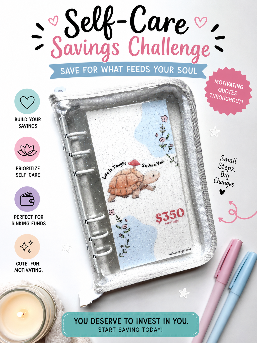 $350 Self-Love Savings Challenge