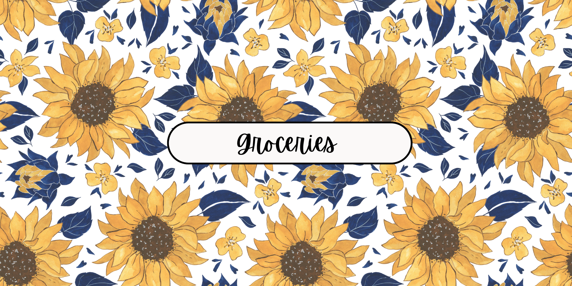 Sunflower Cash Envelopes