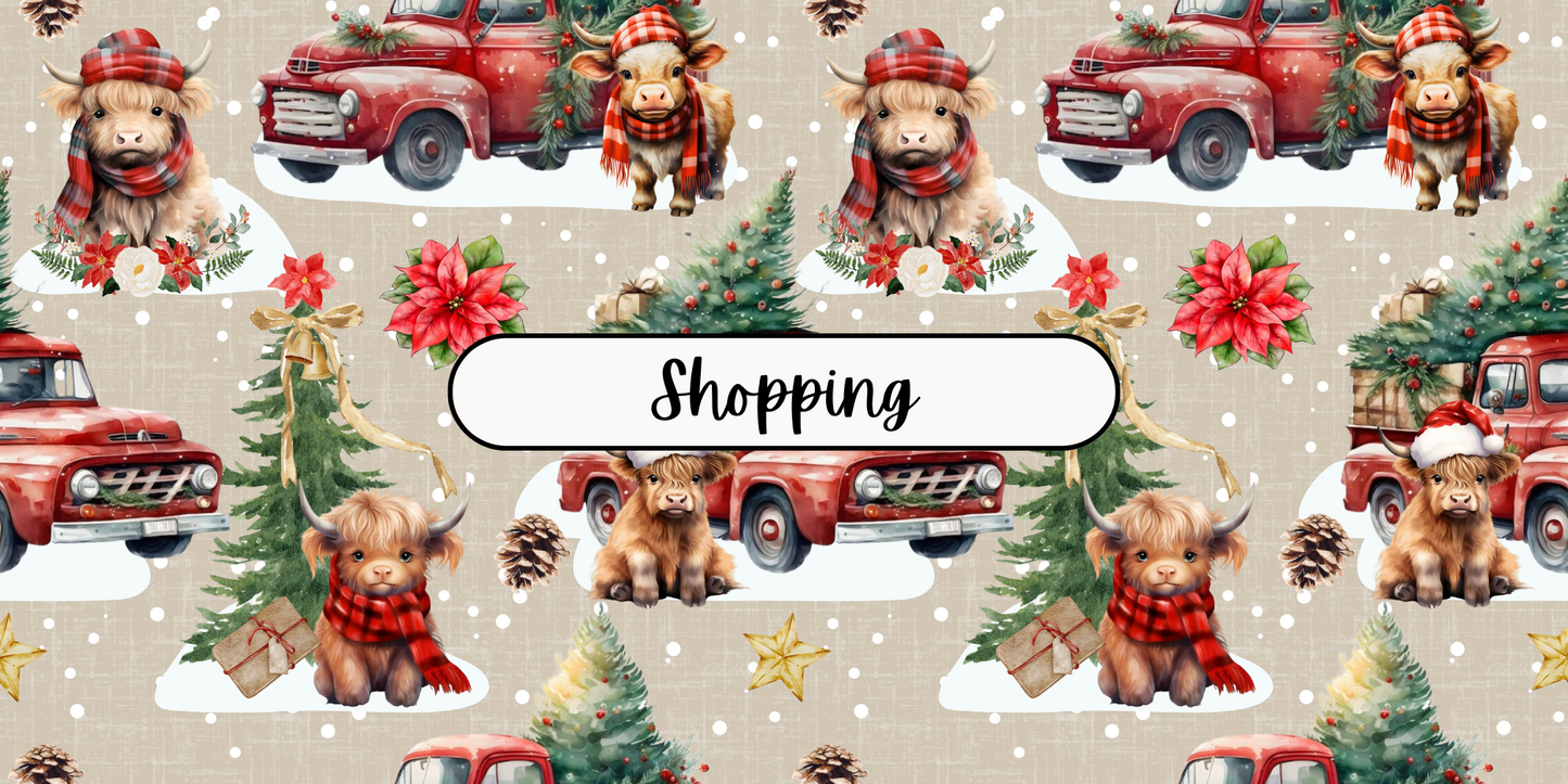 Christmas Cow Cash Envelopes