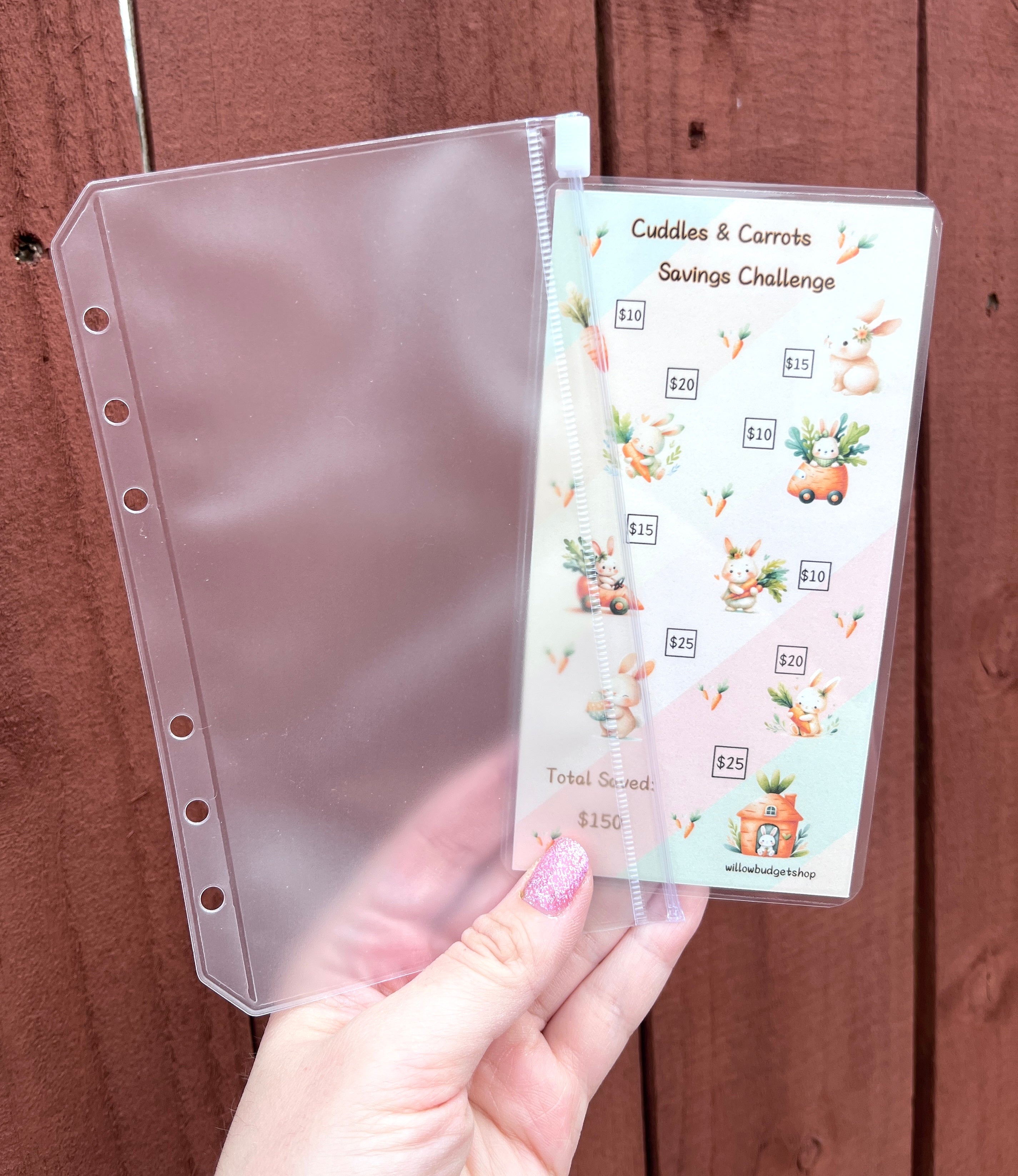 Carrots & Cuddles Savings Challenges