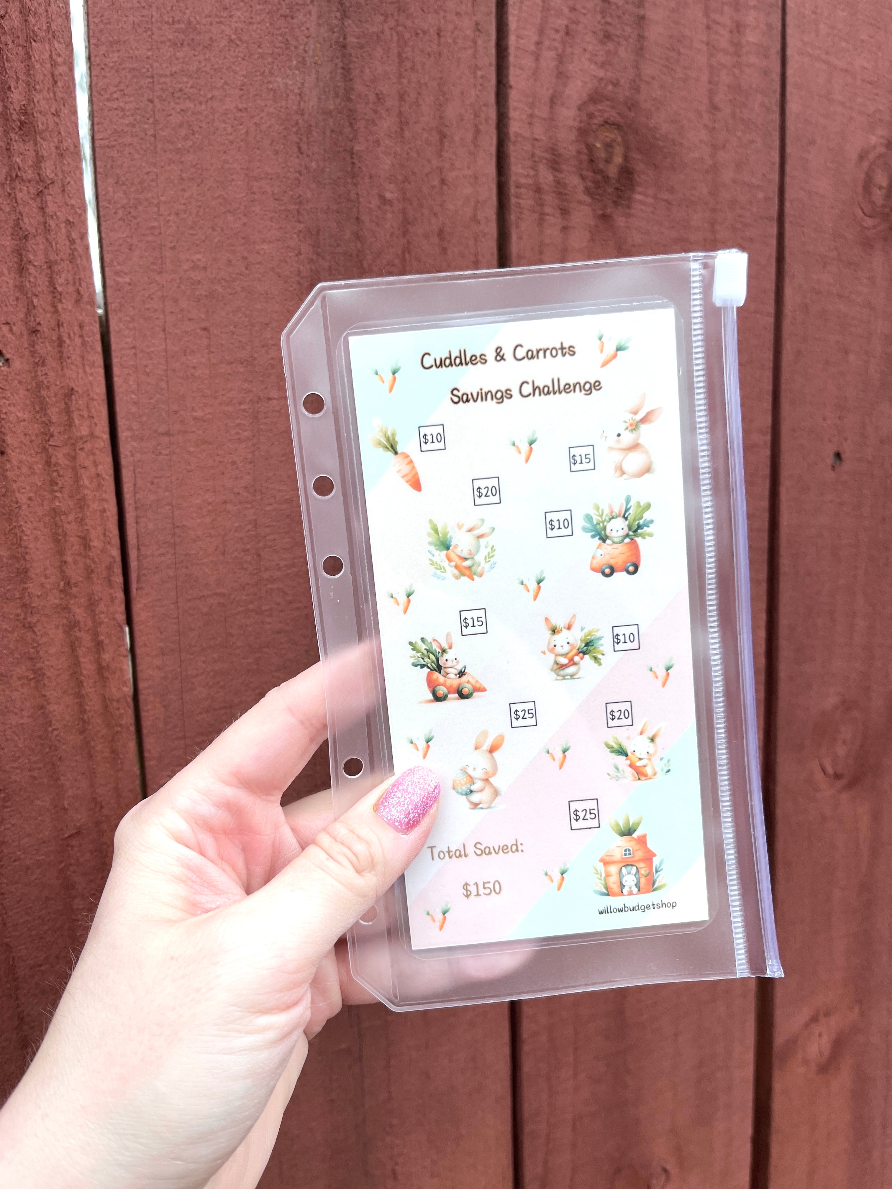 Carrots & Cuddles Savings Challenges