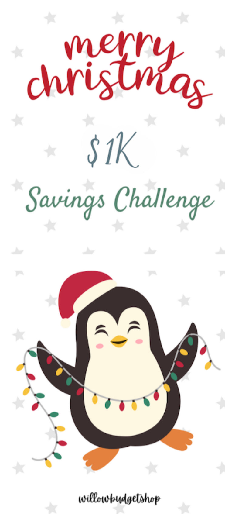 $1K Christmas Savings Challenge