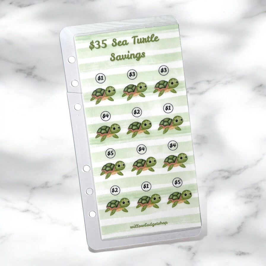 Low Budget "Sea Buddies" Savings Challenges