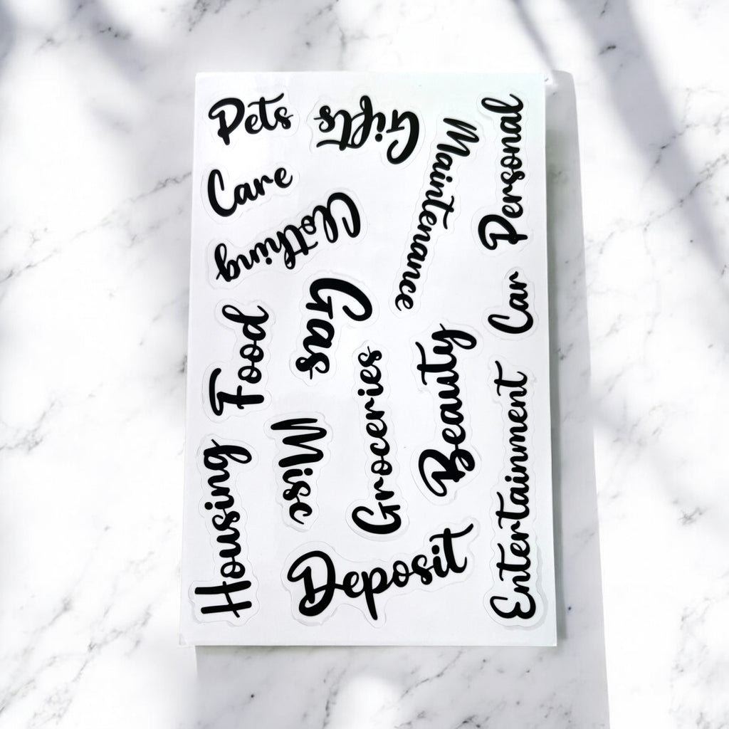 Budget Binder Starter Pack (Accessories)