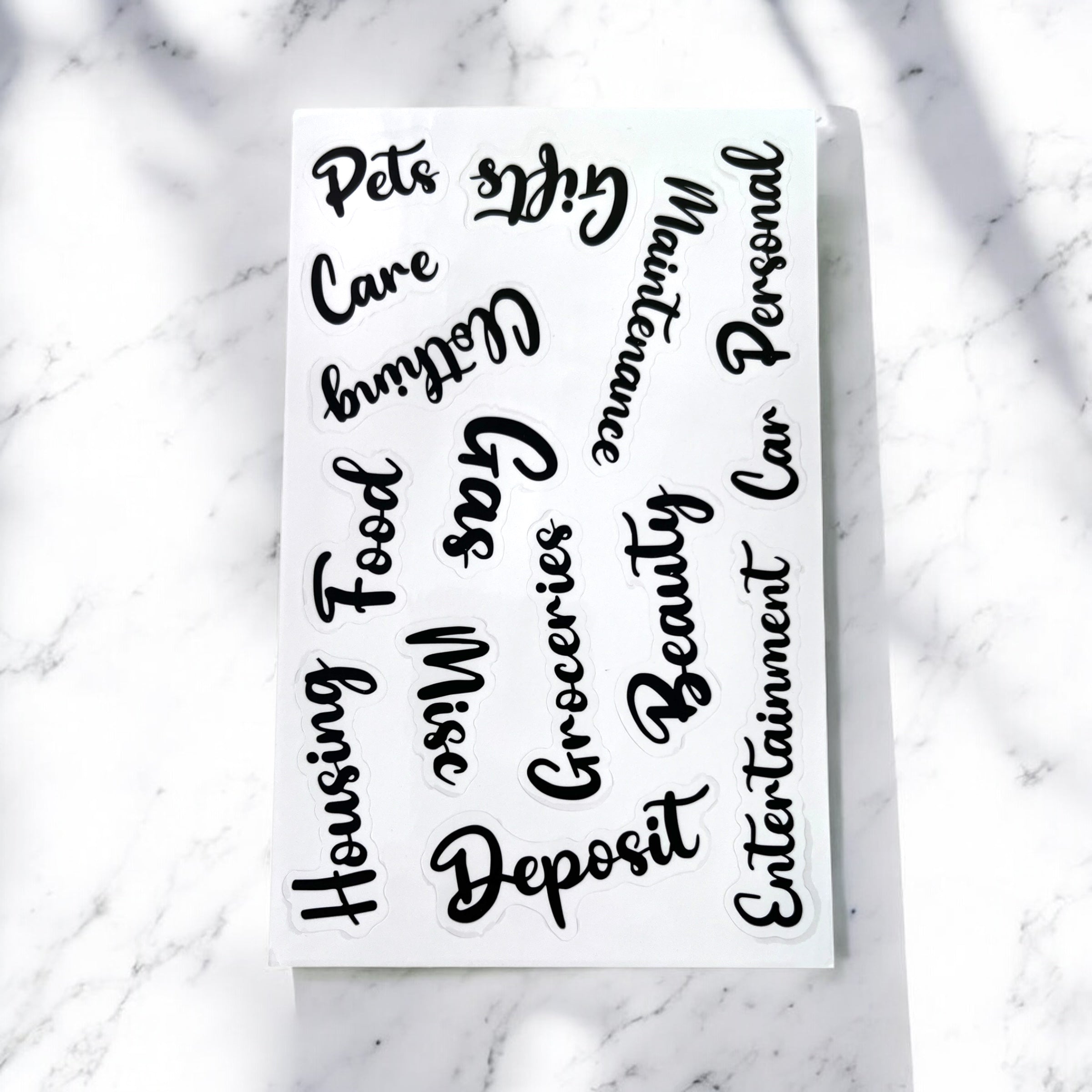 Budget Binder Starter Pack (Accessories)