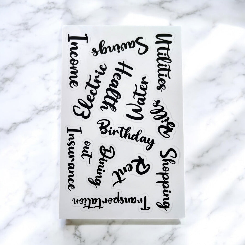 Budget Binder Starter Pack (Accessories)