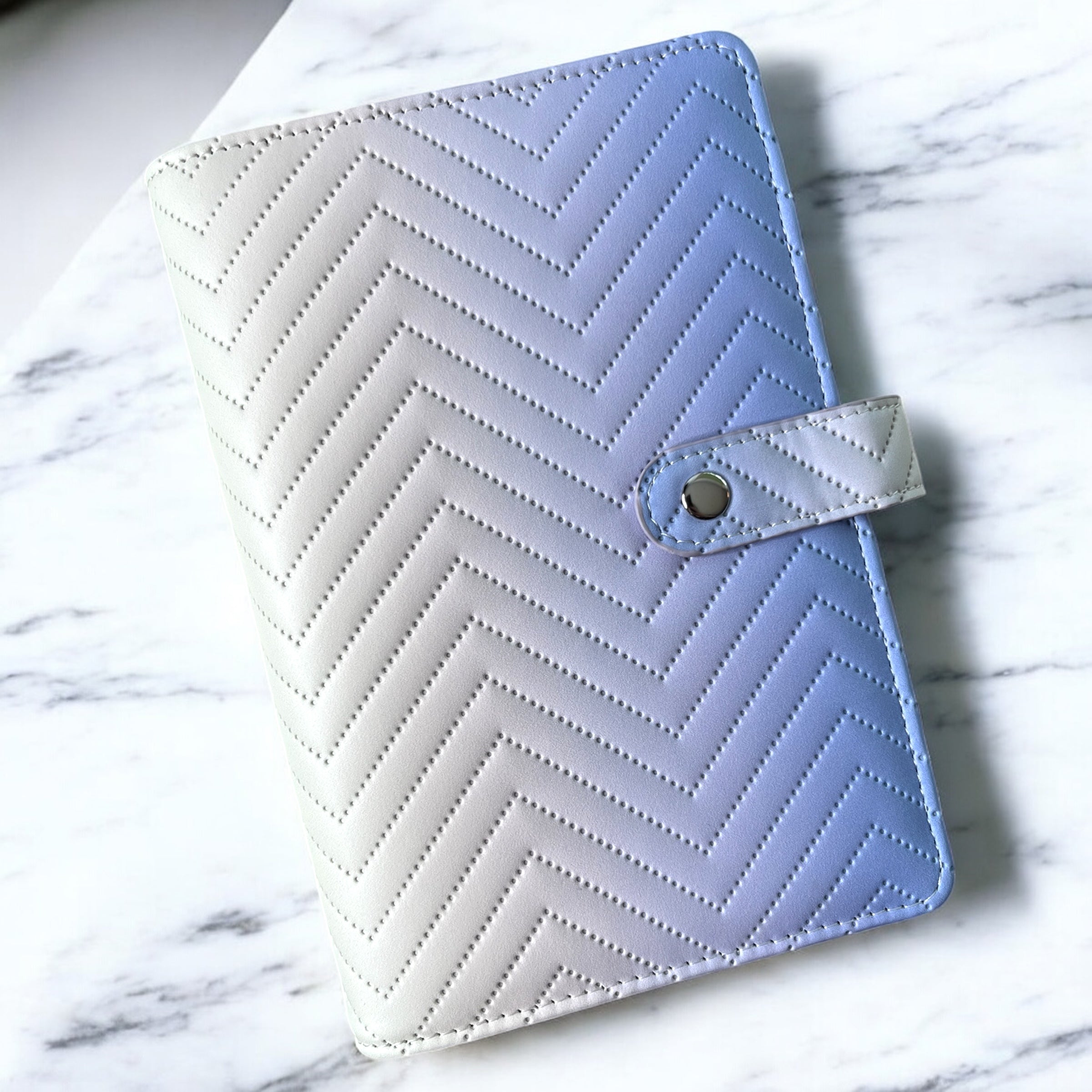 Chevron Chameleon Binder (PLUM COLOR)