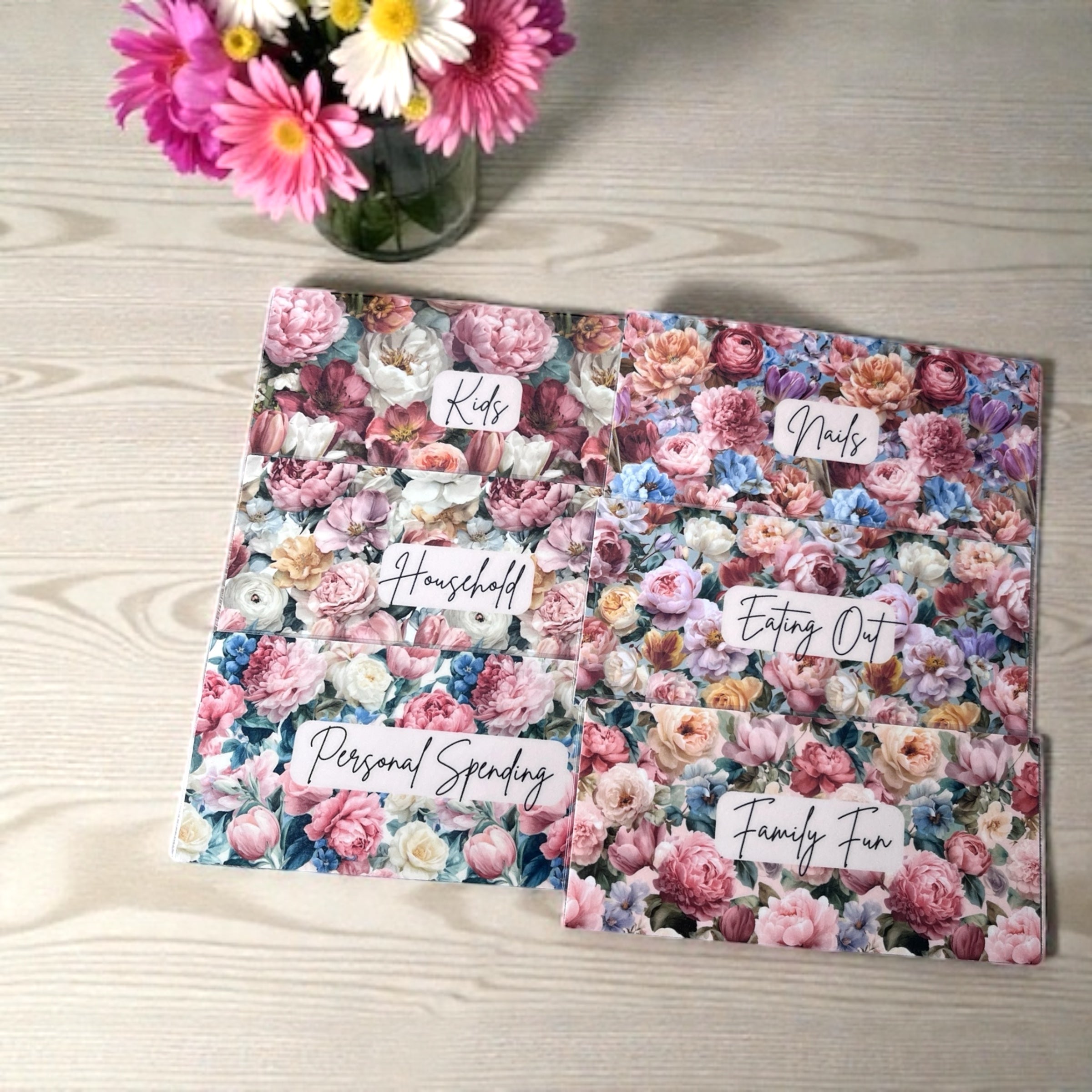 Magnolia Blossom Cash Envelopes (Customizable)