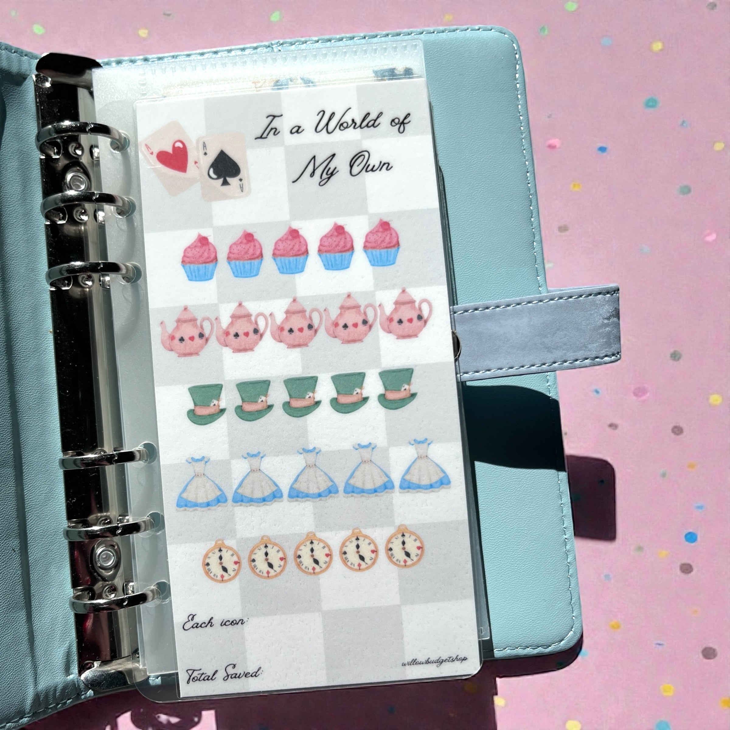 "In a World of My Own" Savings Tracker