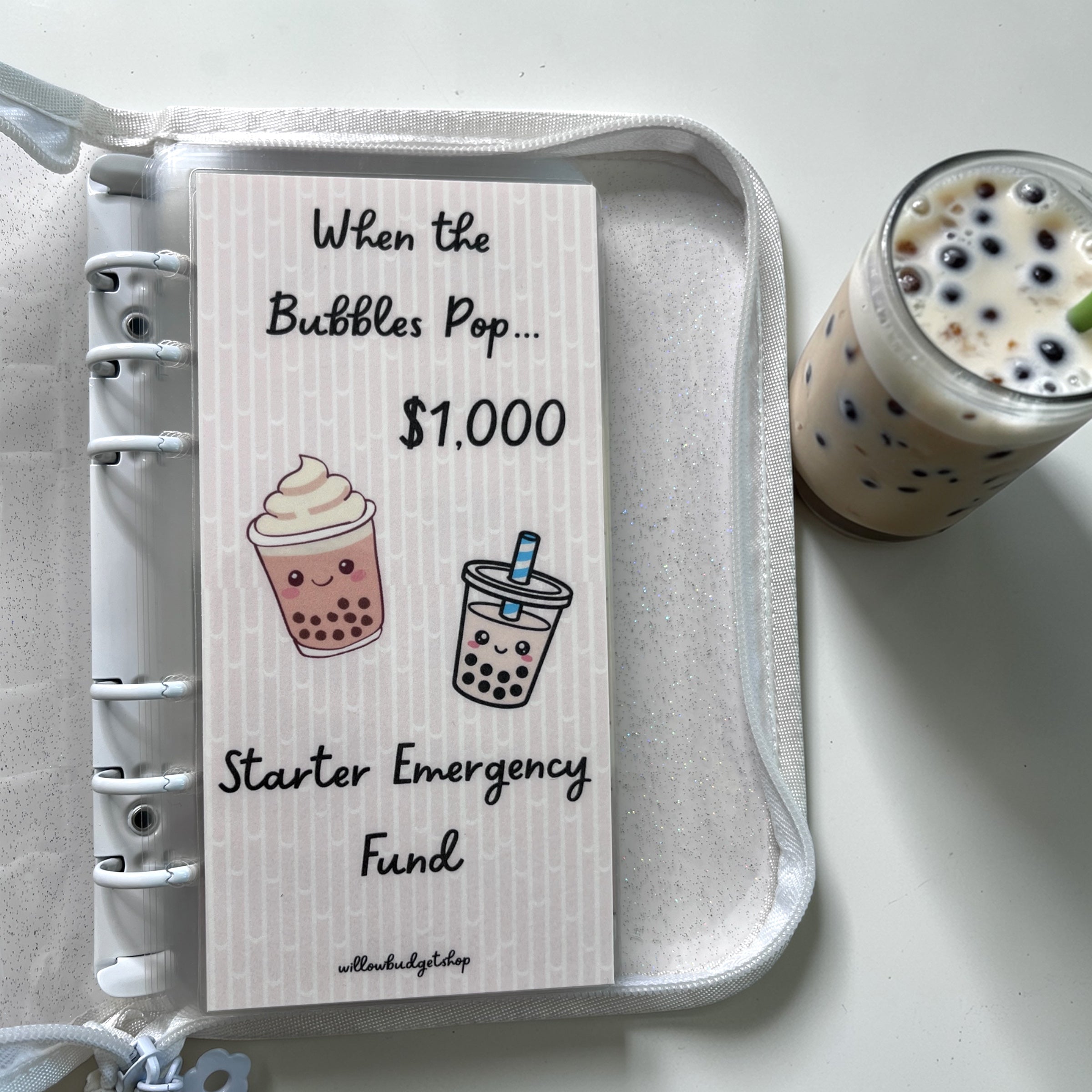 Boba Tea $1,000 Emergency Fund Challenge