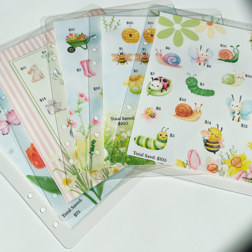 Spring Reset Collection (A5 Savings Binders & Challenges)