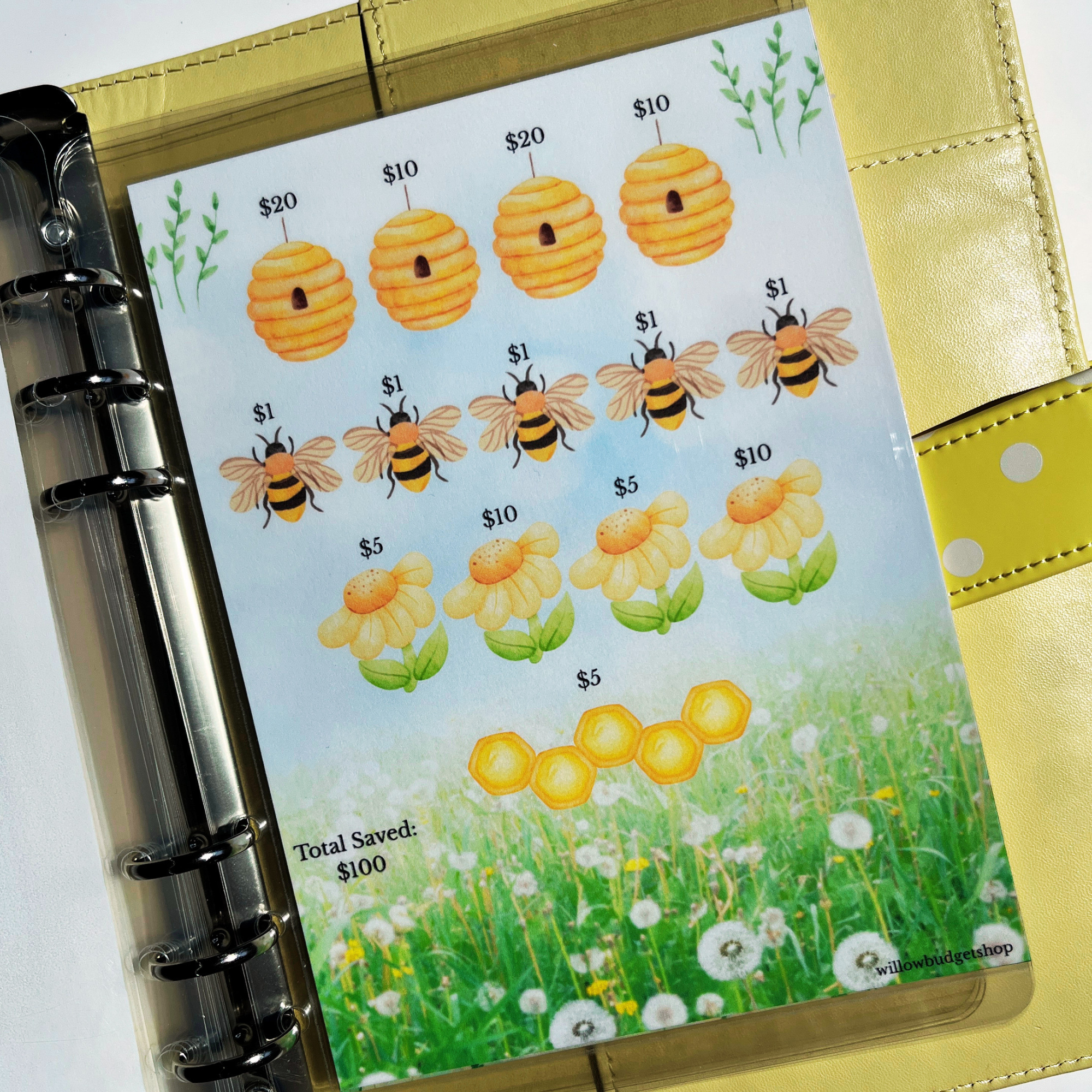 Honeybee Savings Challenge (A5)