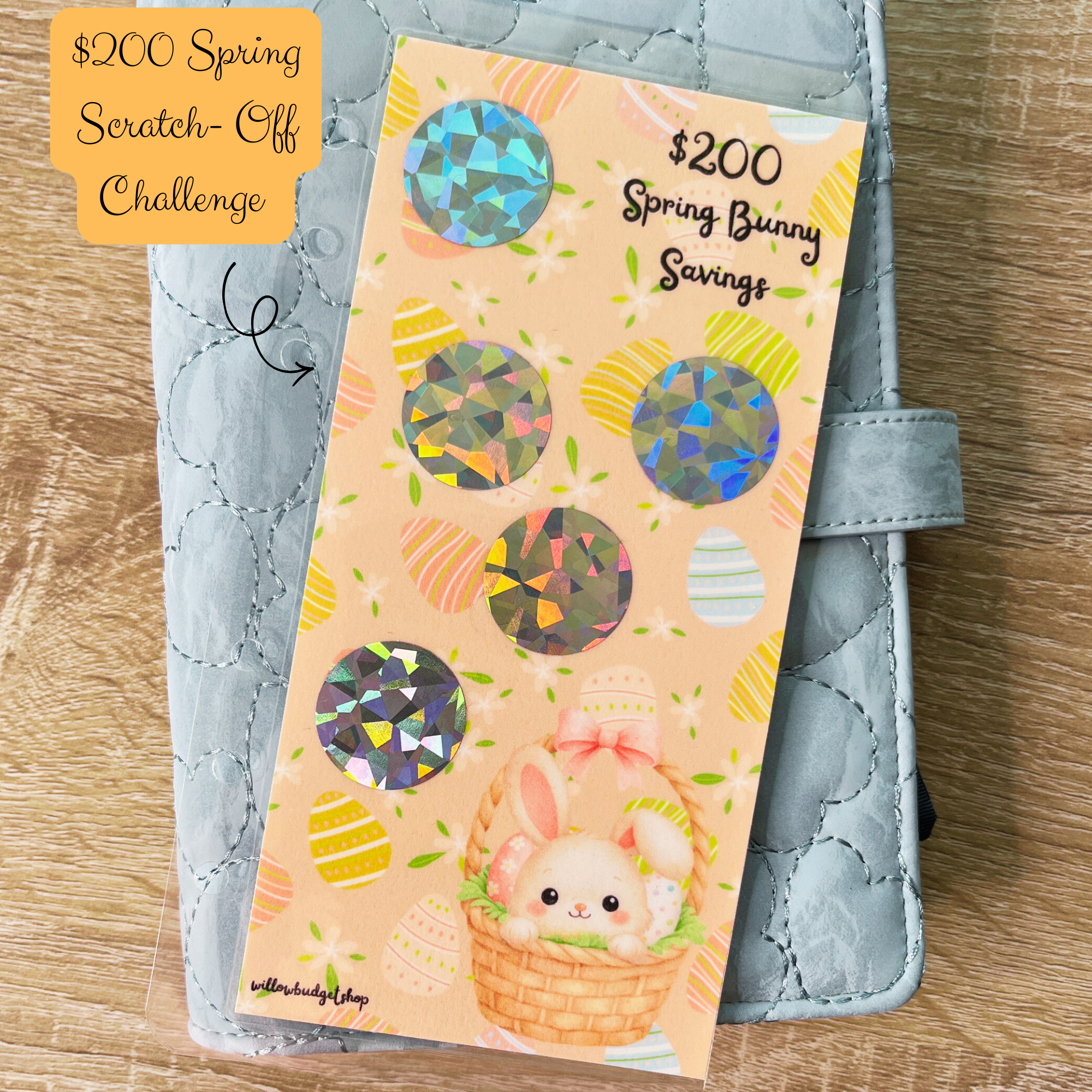 $200 Spring Bunny Scratch-Off Challenge – WillowBudgetShop
