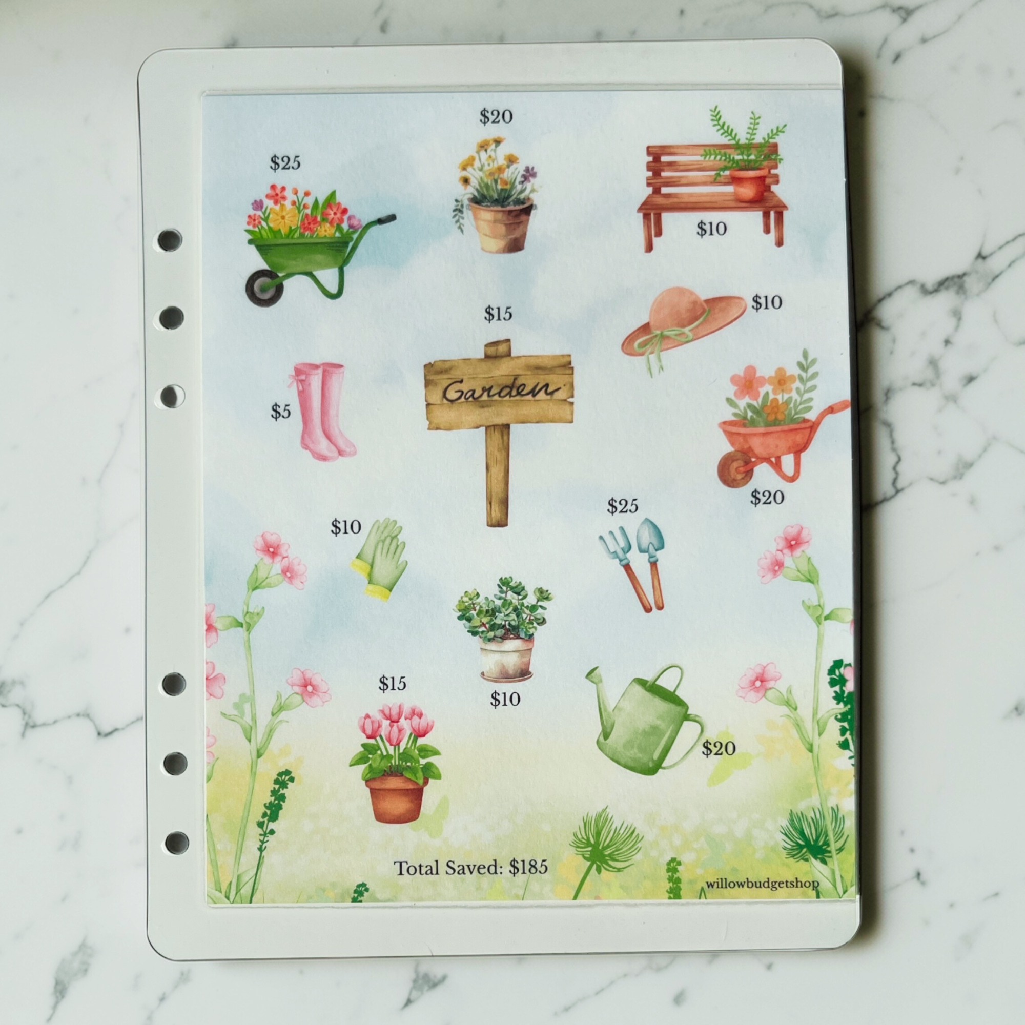 Planting the Seed Savings Tracker/Envelope  (A5)