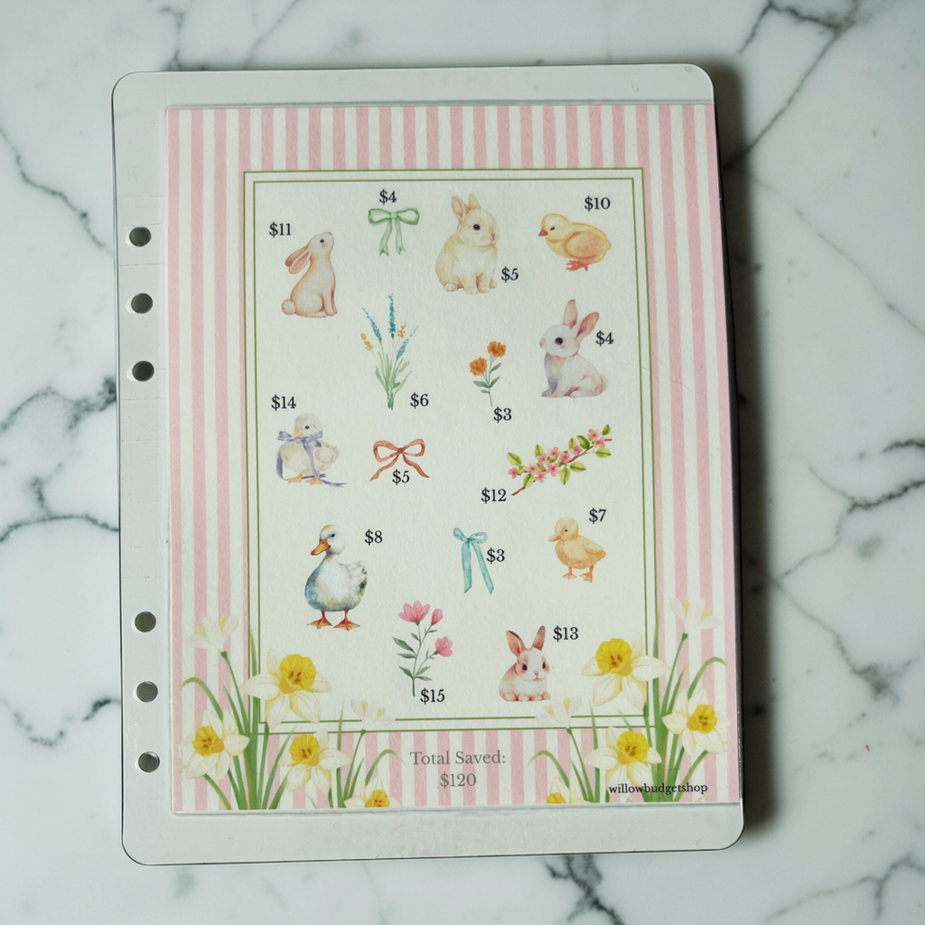 Spring Love Savings Tracker/Envelope (A5)