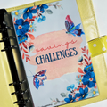 Butterfly Dreams Savings Challenges Dashboard (Size A5)