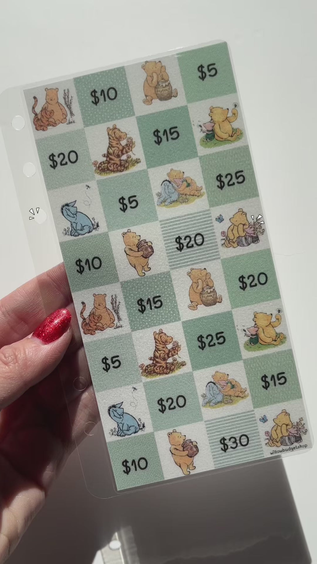 Classic Winnie & Friends Savings Tracker