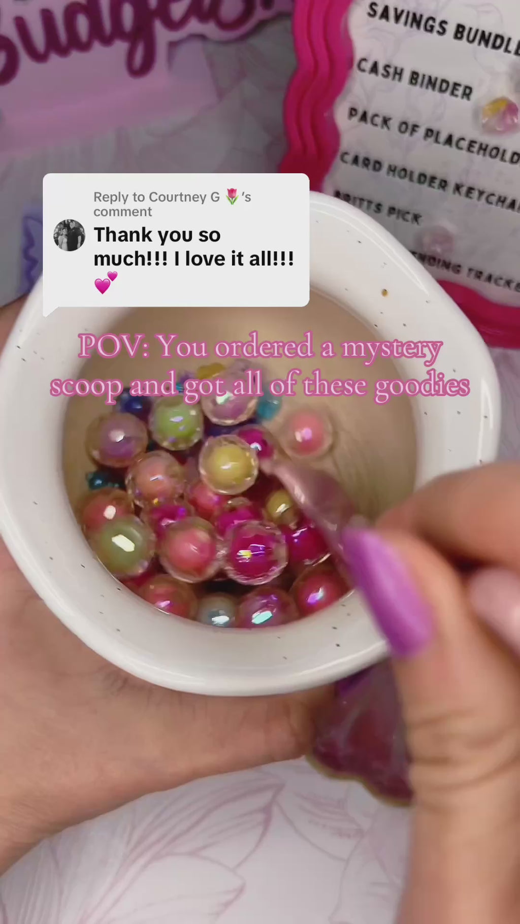 Mystery Scoops (Stationary & Cash Budgeting Tools!)