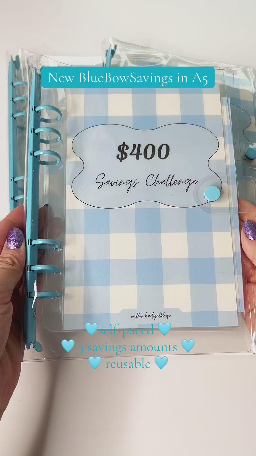 BlueBow A5 Savings Challenge